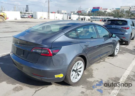 2022 Tesla Model 3 Rear-Wheel Drive from USA, damaged, VIN 5YJ3E1EA2NF241329